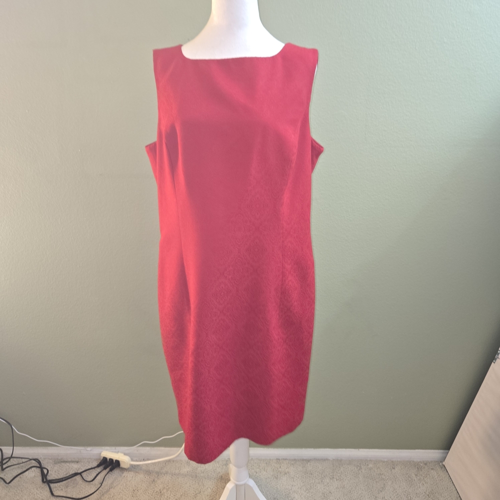 Laura Scott Women's Vibrant Red Midi Dress